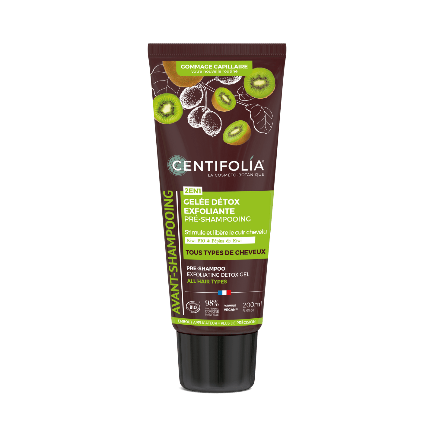 Avant-Shampoing Gelée Détox Exfoliante Kiwi