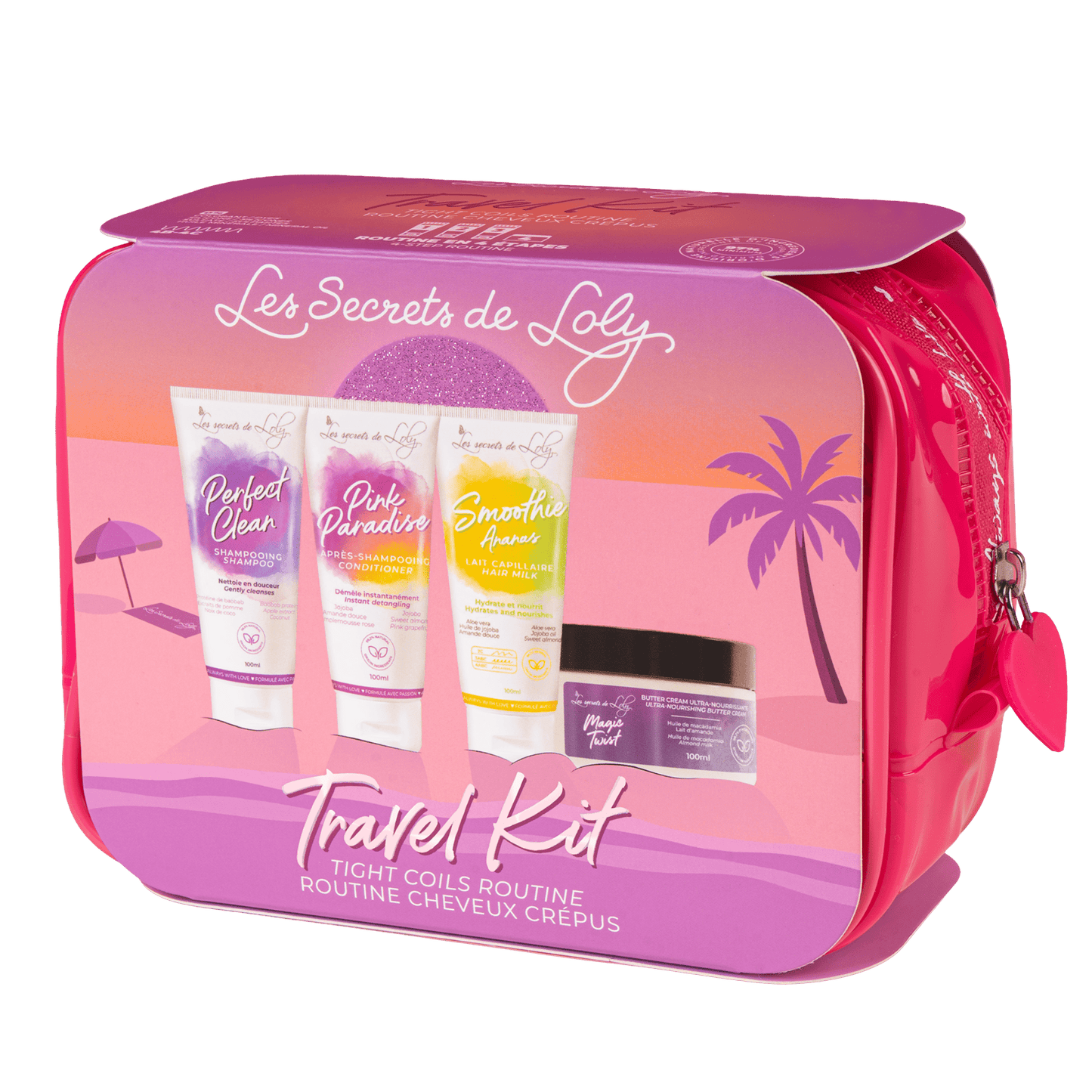 Trousse de Voyage Cheveux Crépus