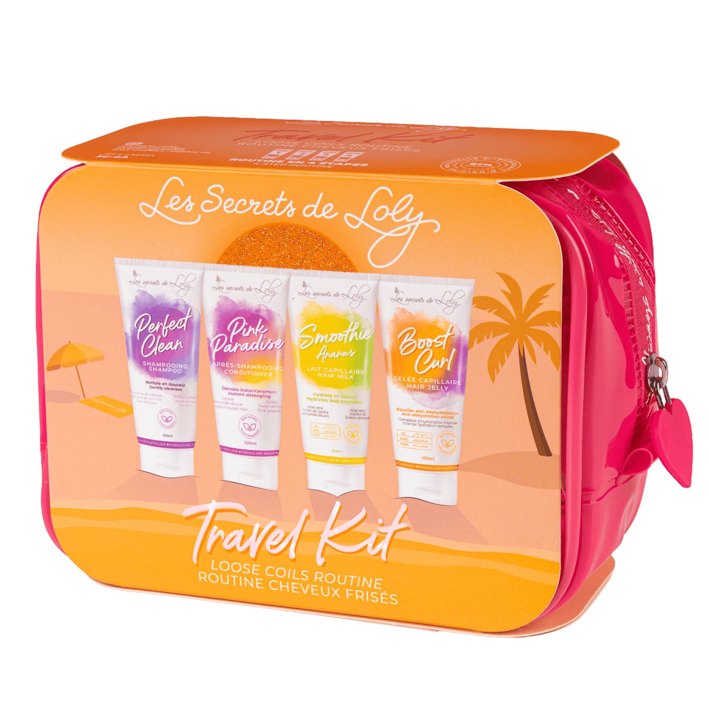 Trousse de Voyage Cheveux Frisés