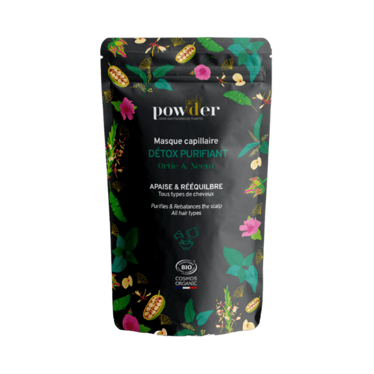 Masque Capillaire Detox Purifiant en poudre