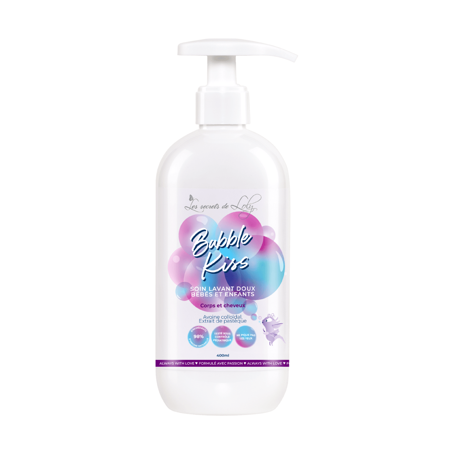Nettoyant Cheveux Enfants Bubble Kiss