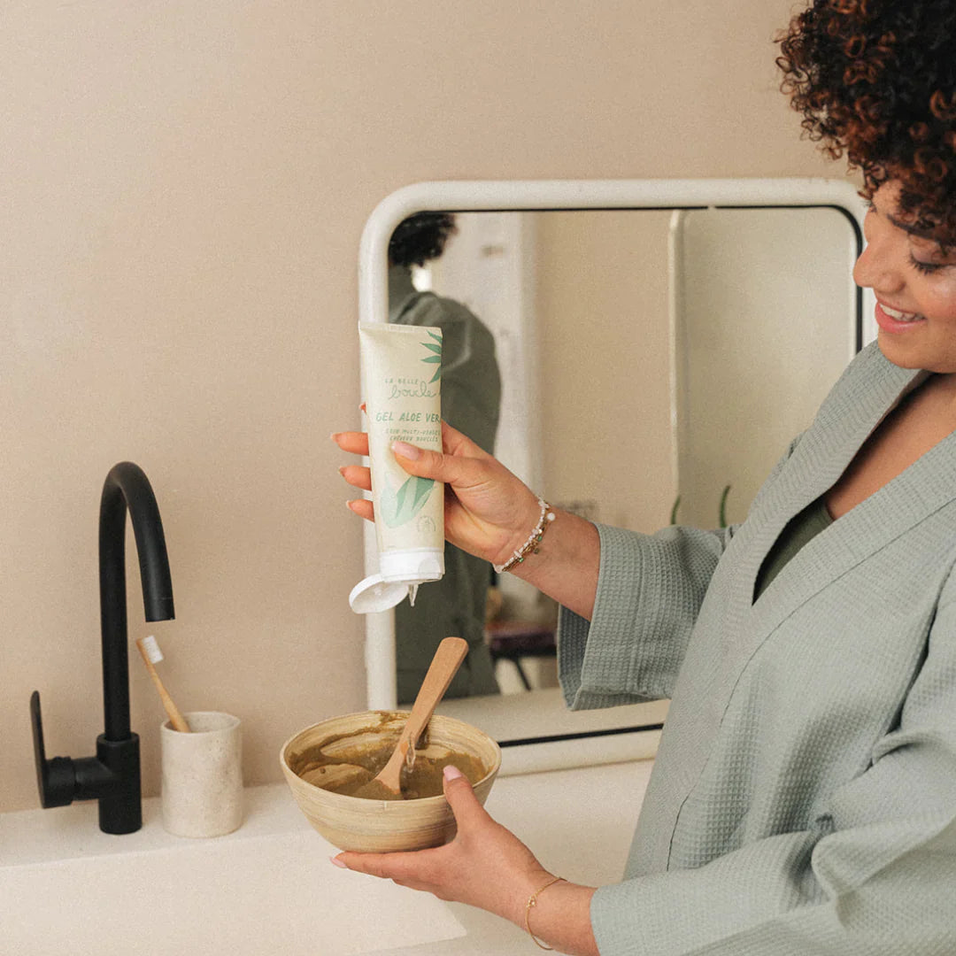 Soin après-plage cheveux bouclés La Belle Boucle