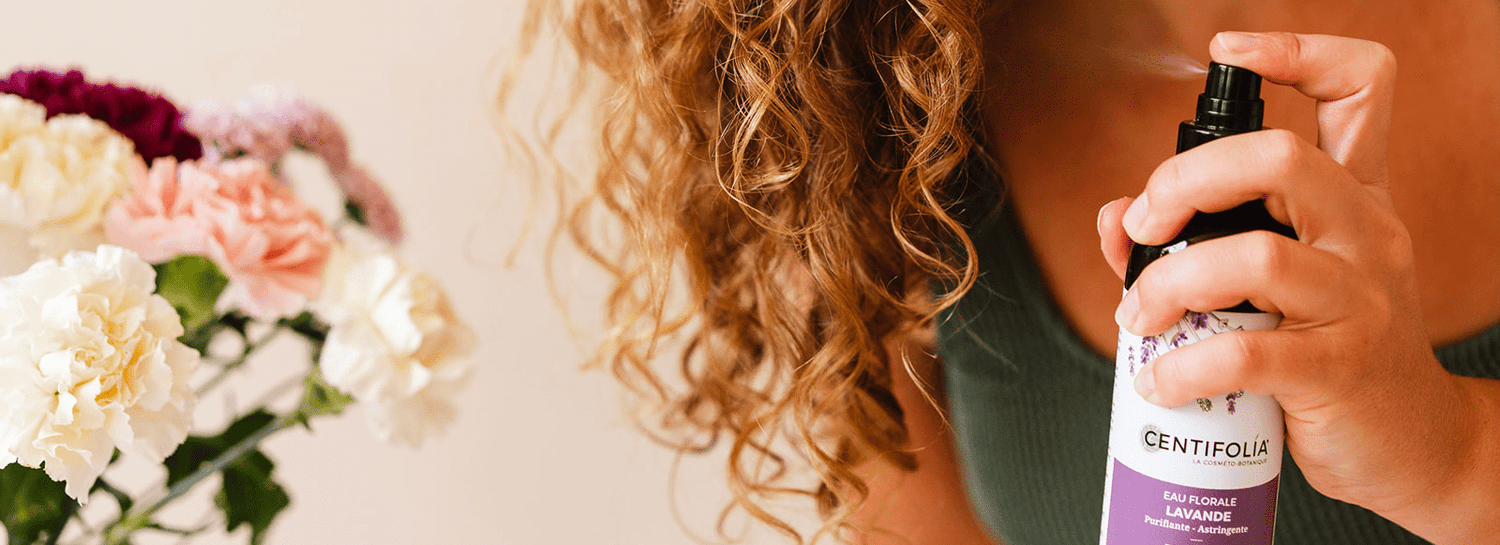 Eau florale cheveux : soin cuir chevelu