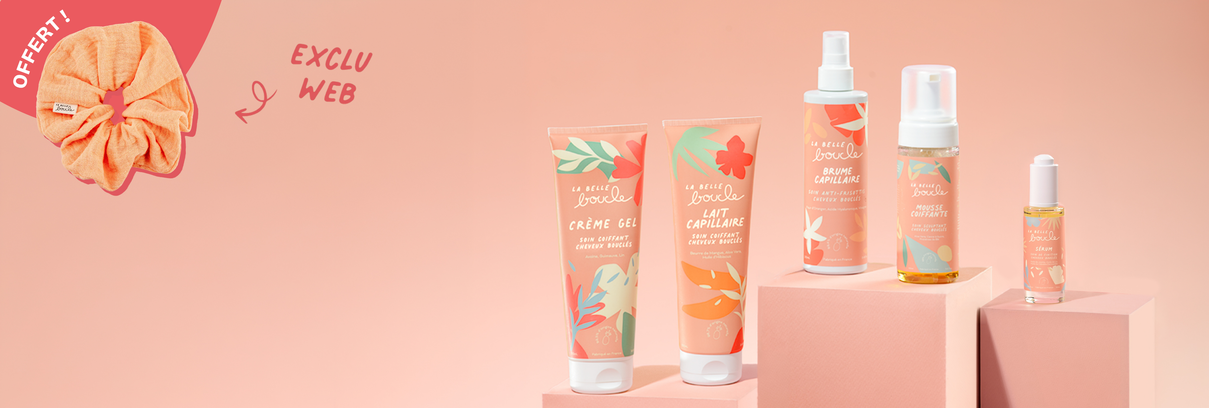 1 produit coiffant La Belle Boucle acheté = 1 chouchou offert