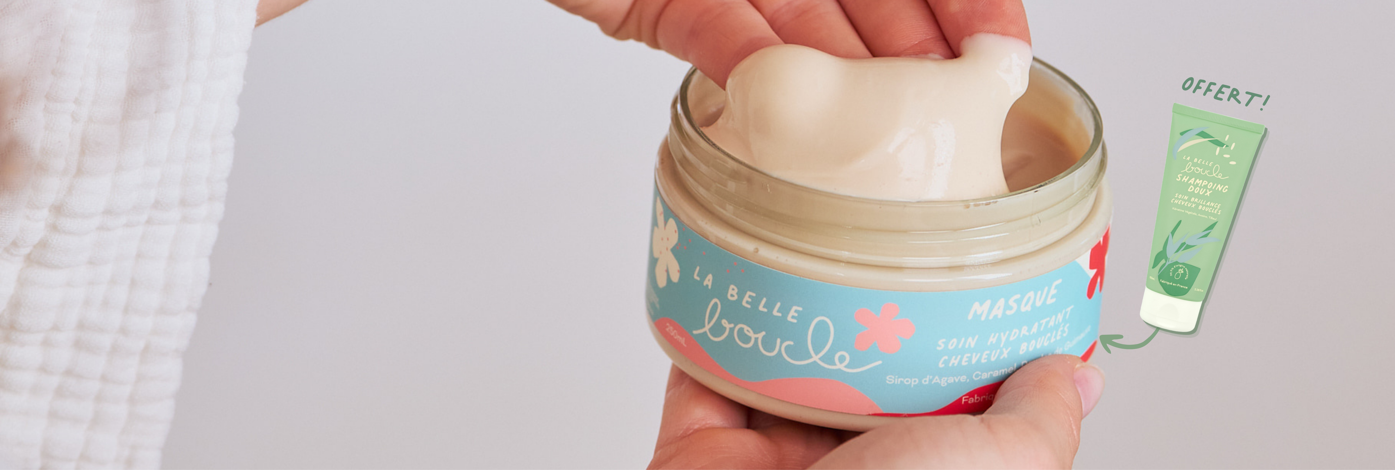 1 Masque Hydratant acheté = 1 Shampoing Doux 100ml OFFERT