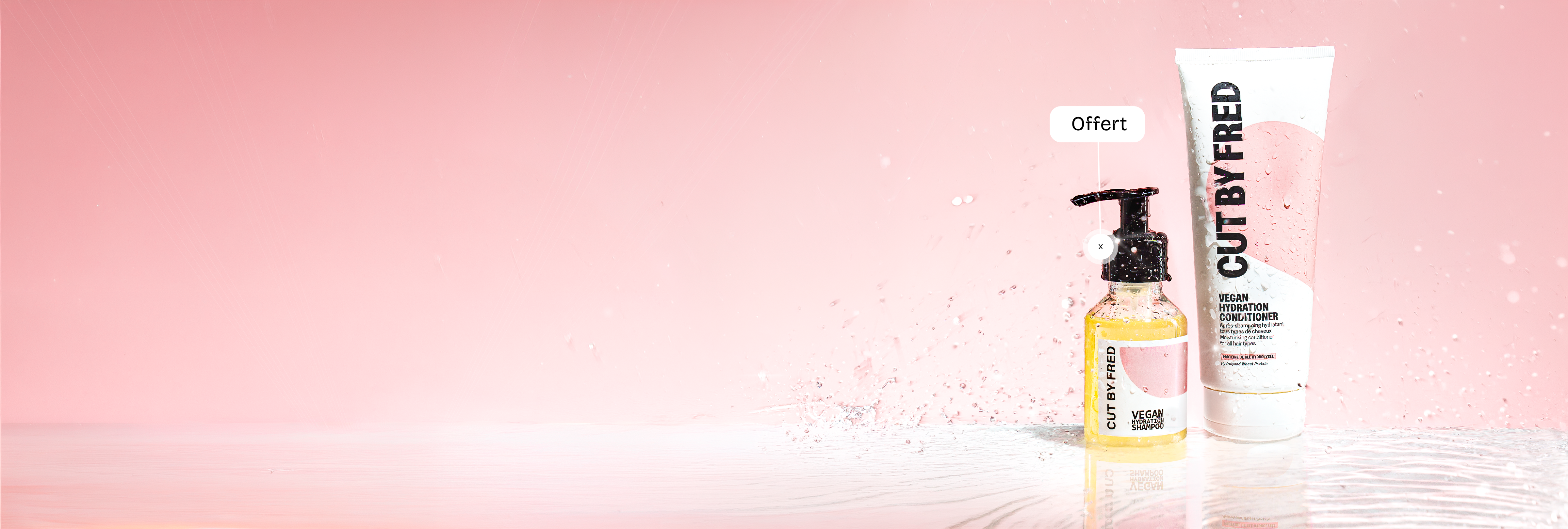 L'Après-Shampoing Vegan Hydration et son shampoing offert