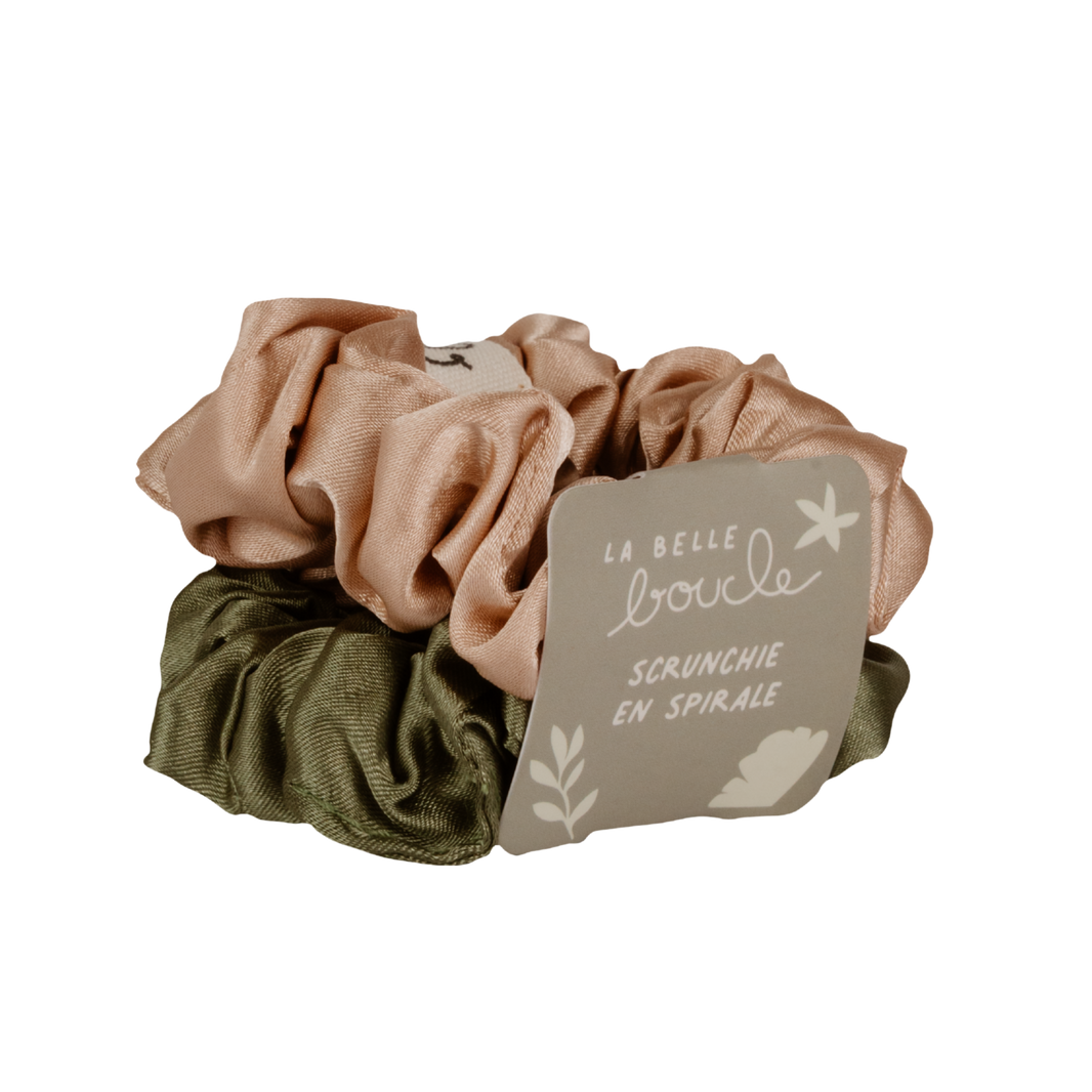 Duo de Scrunchies en spirales