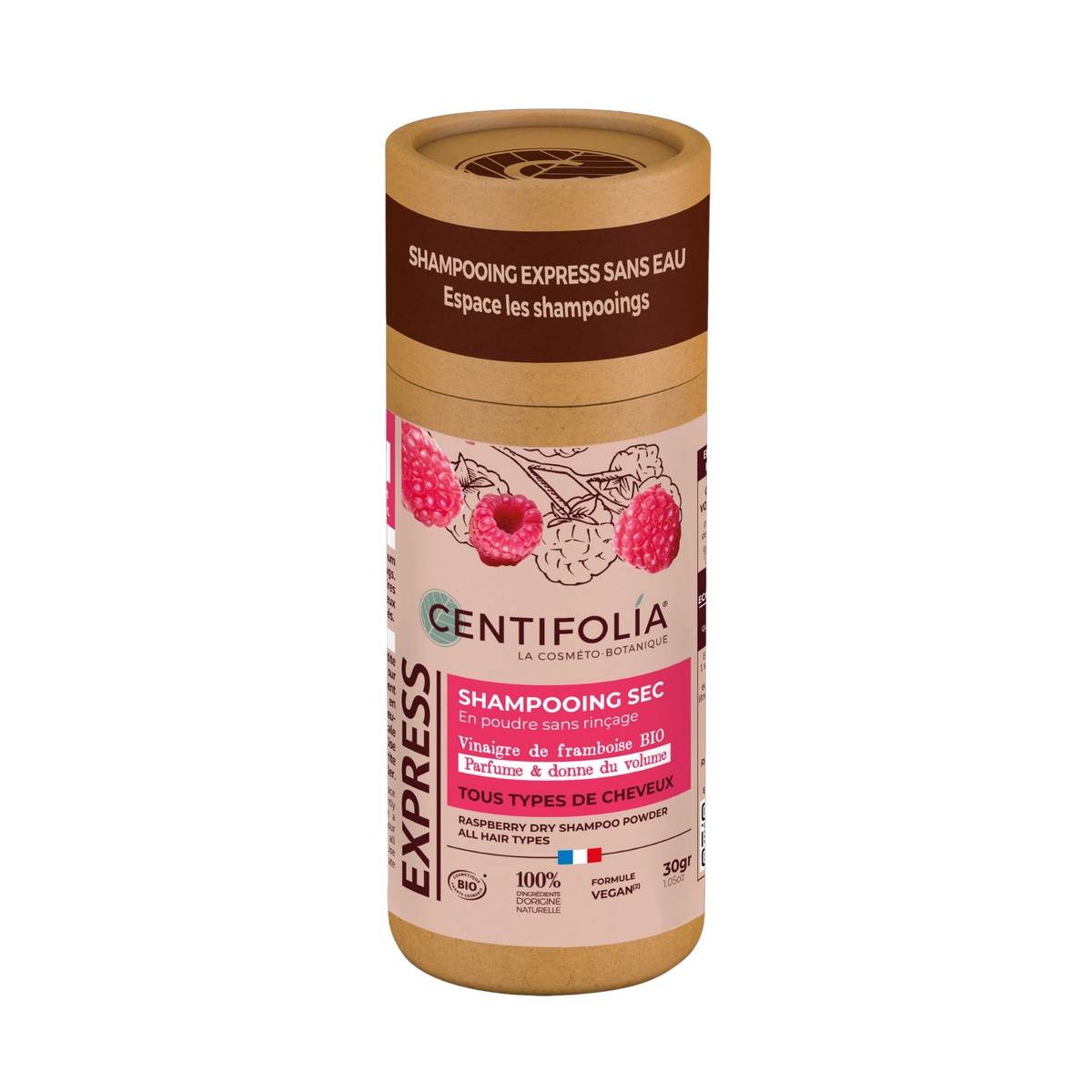 Shampoing Sec en Poudre Framboise