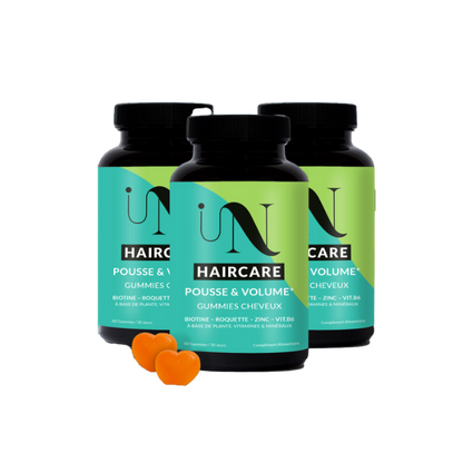 Compléments Alimentaires Gummies Pousse de Cheveux