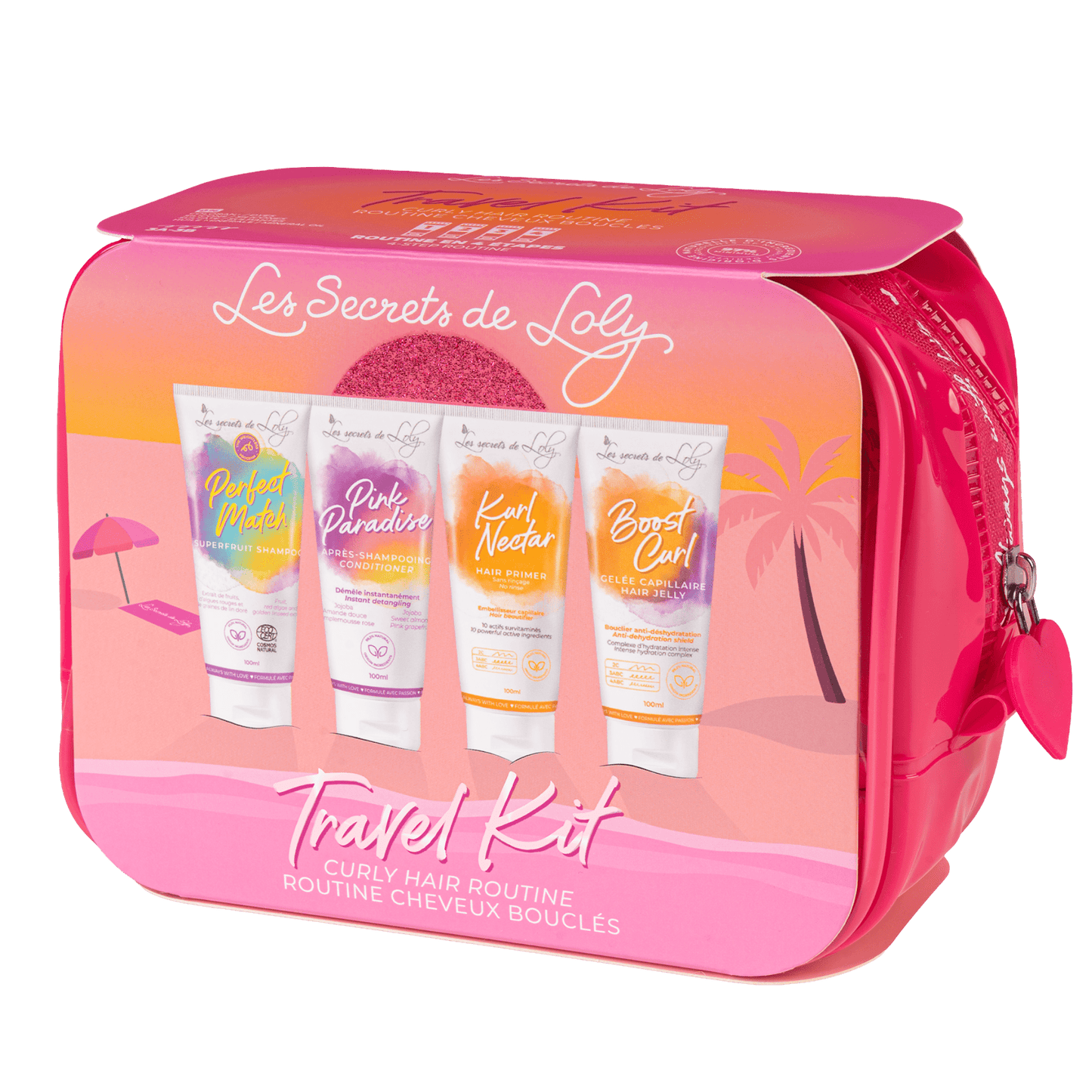 Trousse de Voyage Cheveux Bouclés