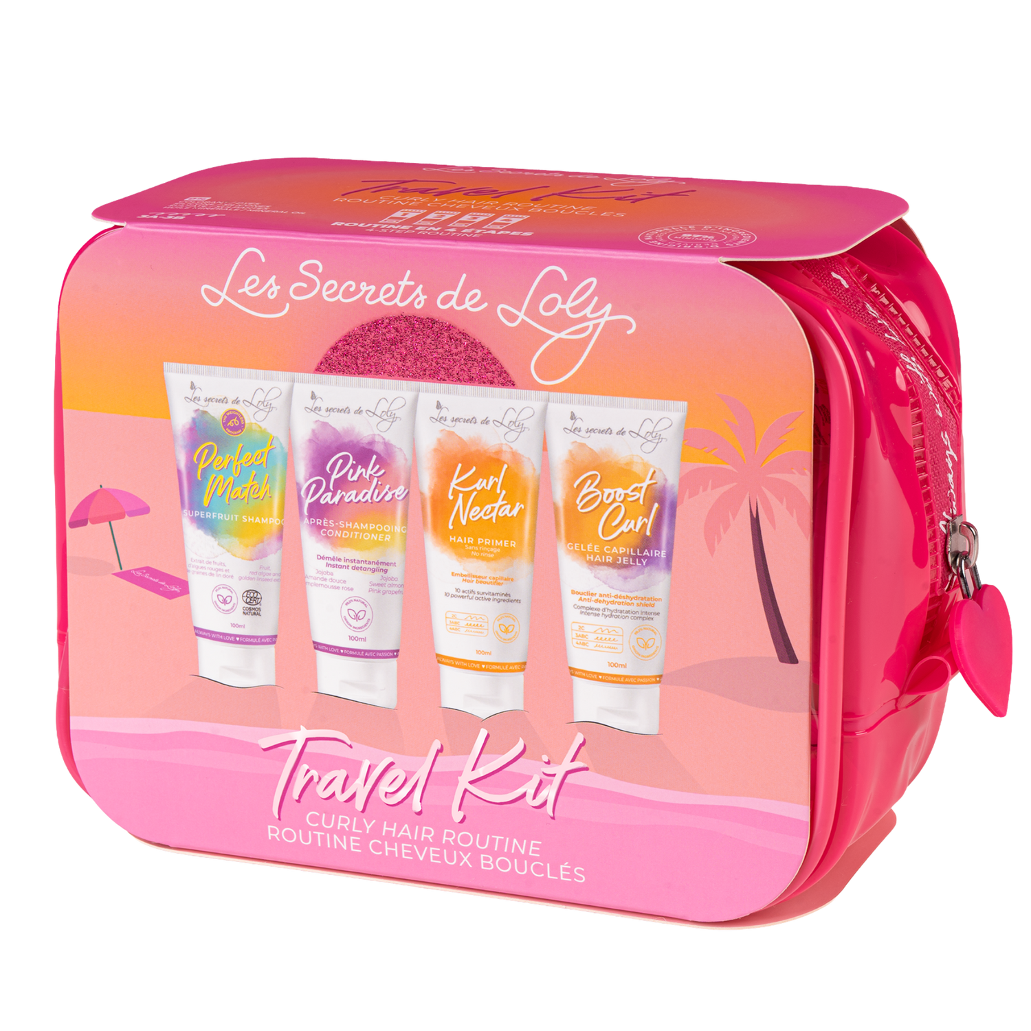 Trousse de Voyage Cheveux Bouclés