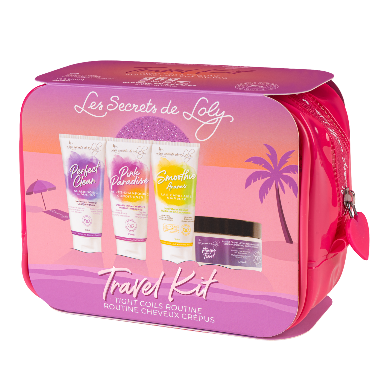 Trousse de Voyage Cheveux Crépus