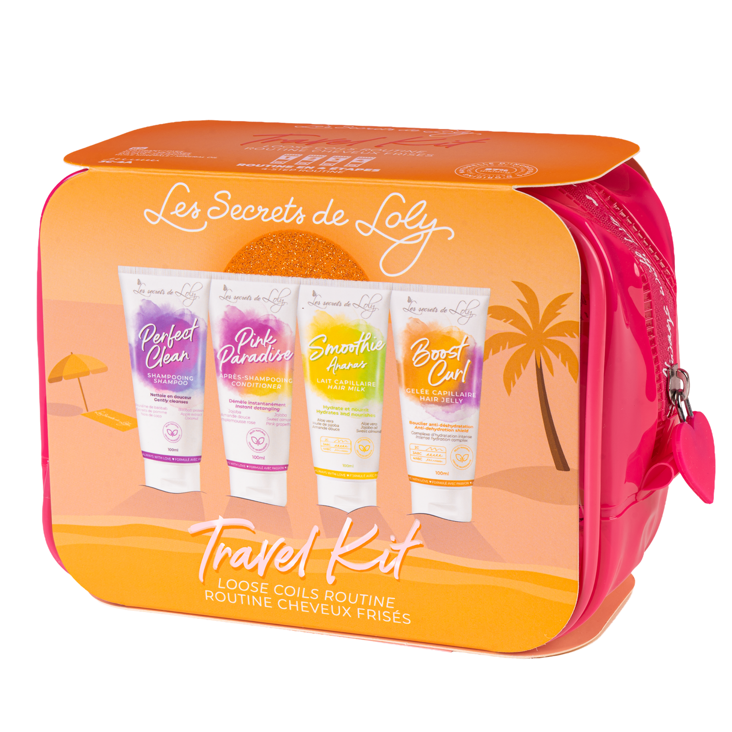 Trousse de Voyage Cheveux Frisés