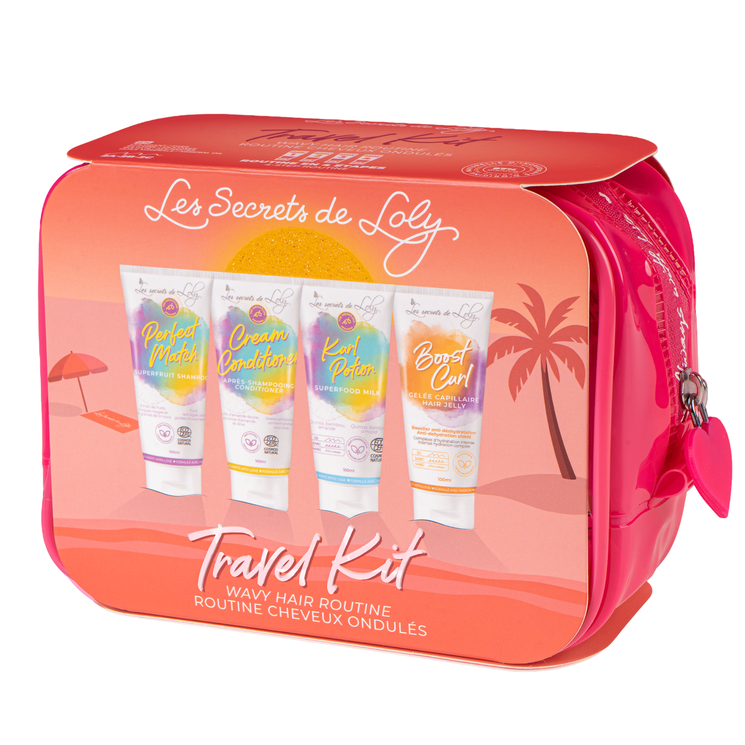 Trousse de Voyage Cheveux Ondulés