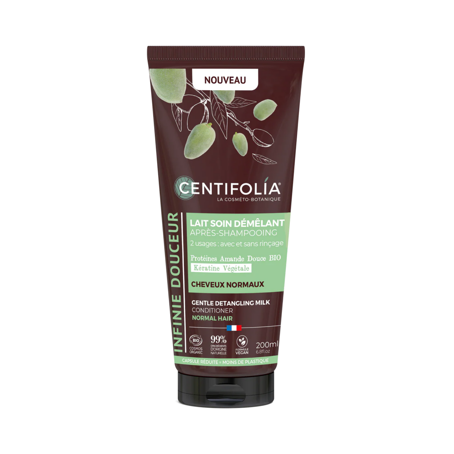 Lait Soin Démêlant Après-Shampoing 2-en-1