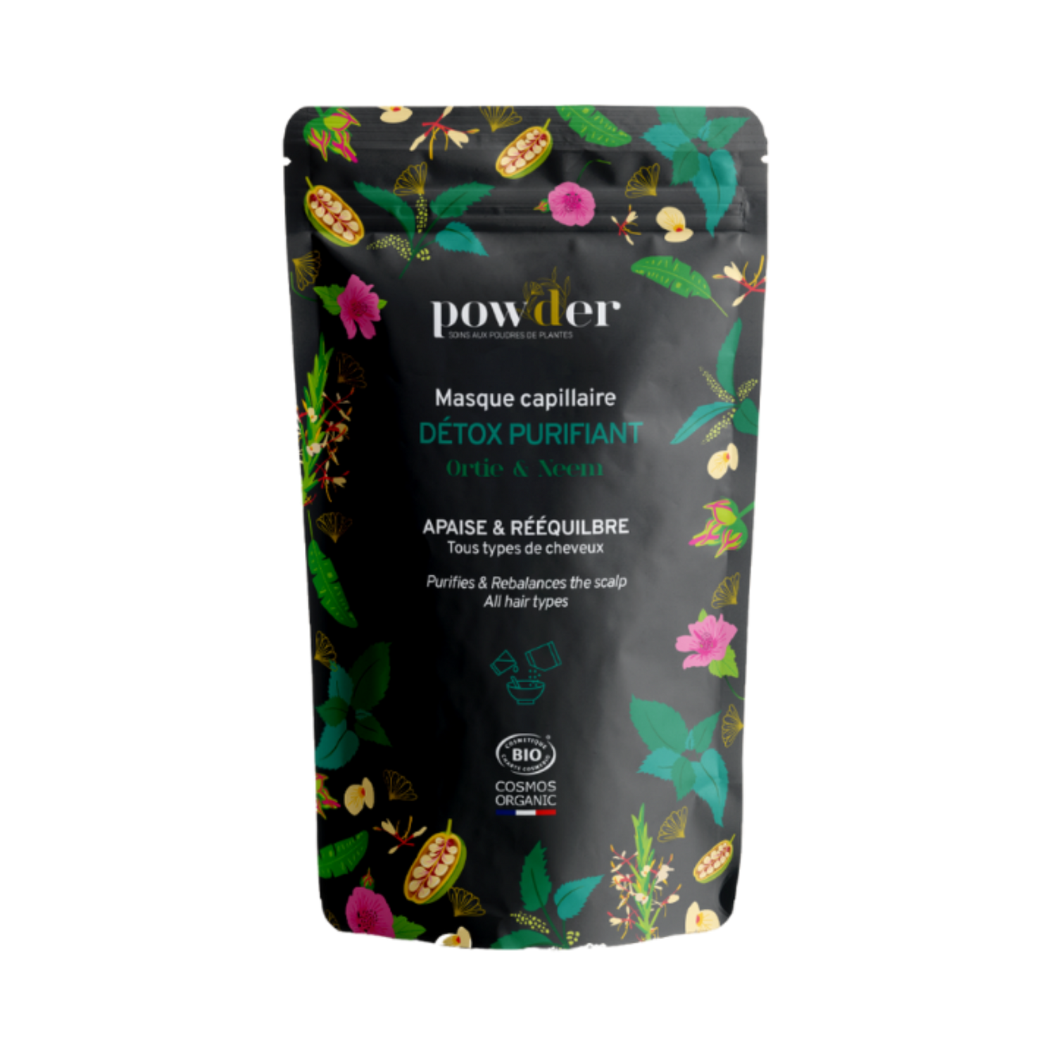 Masque Capillaire Detox Purifiant en poudre