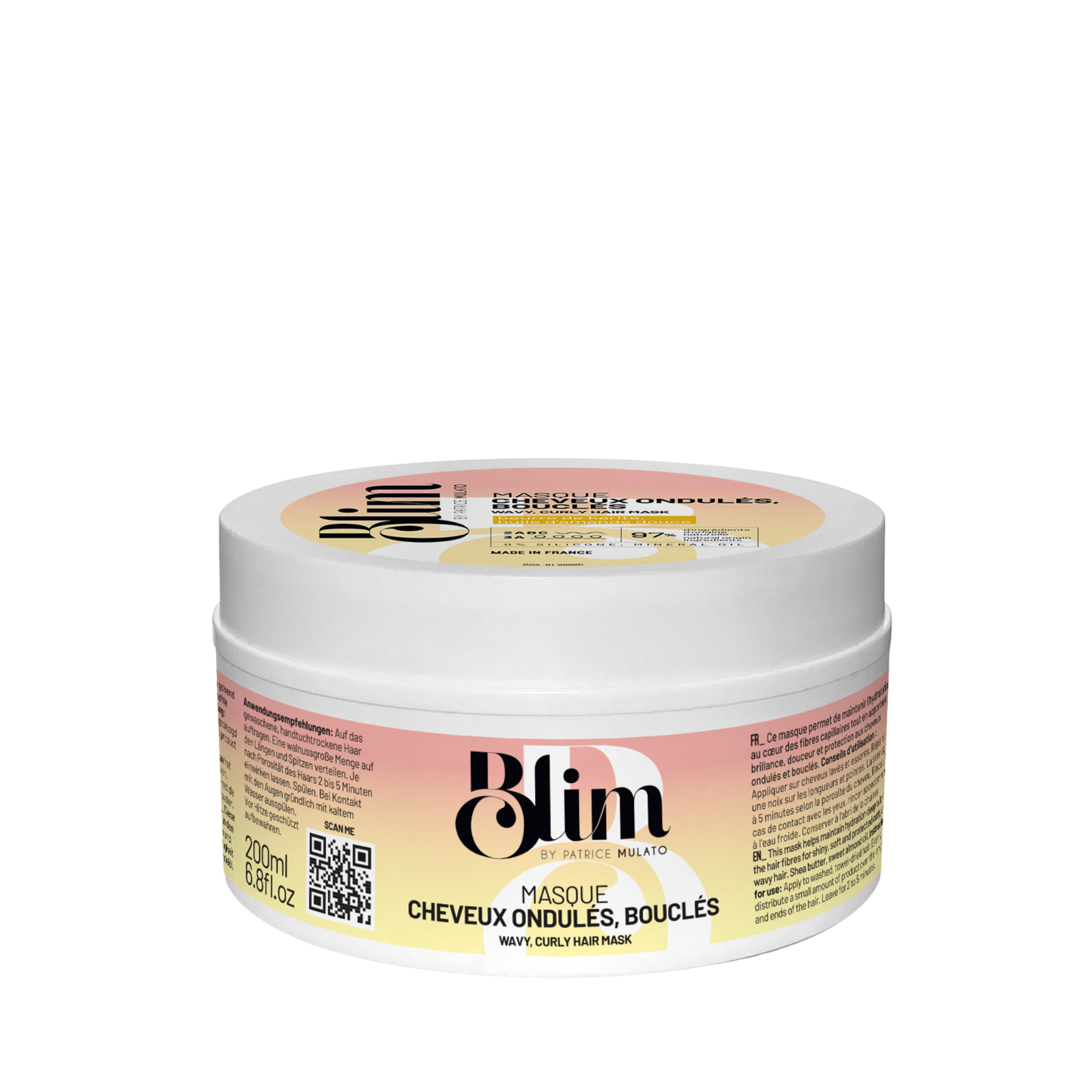 Masque Cheveux Ondulés/Bouclés Blim