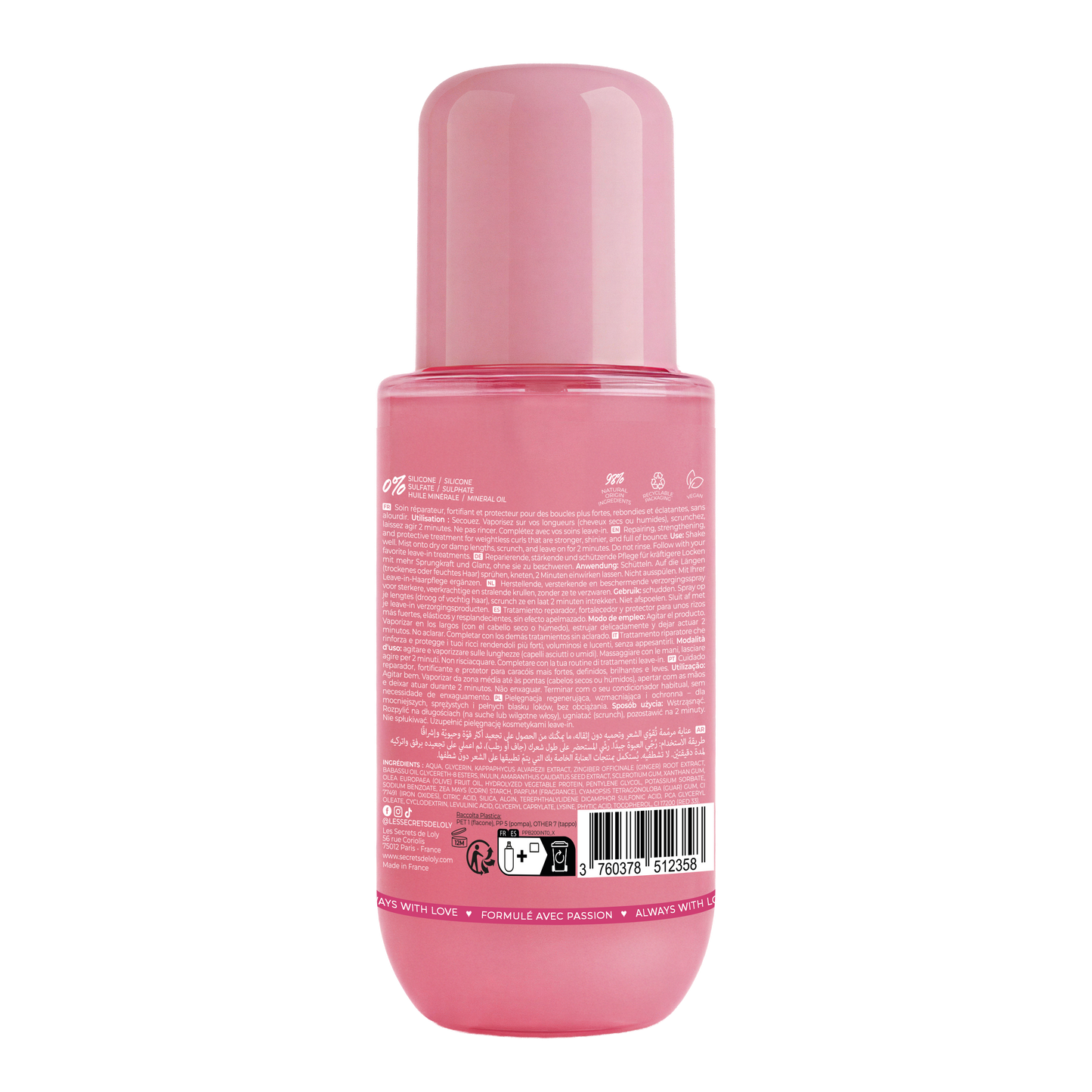 Spray Réparateur Pink Power Bond