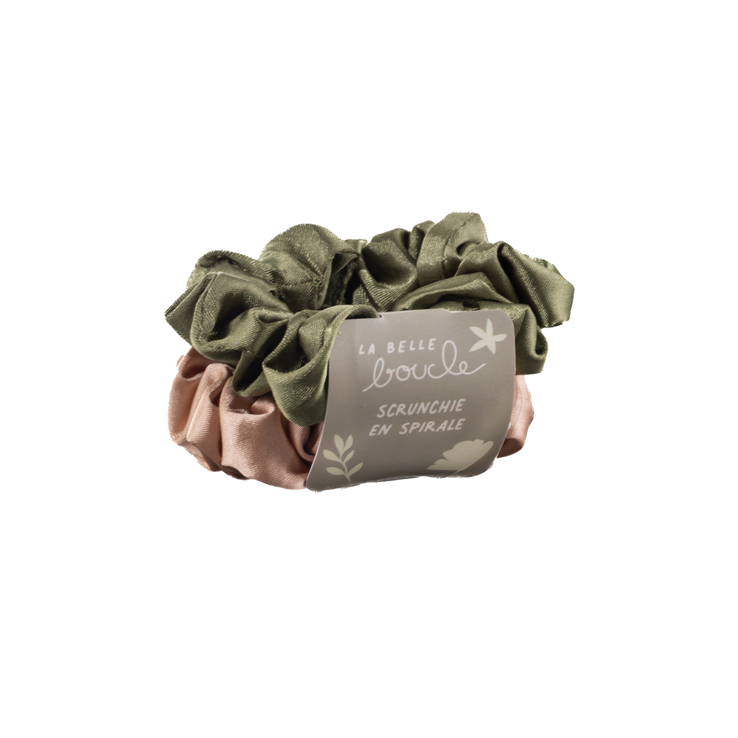 Duo de Scrunchies en spirales