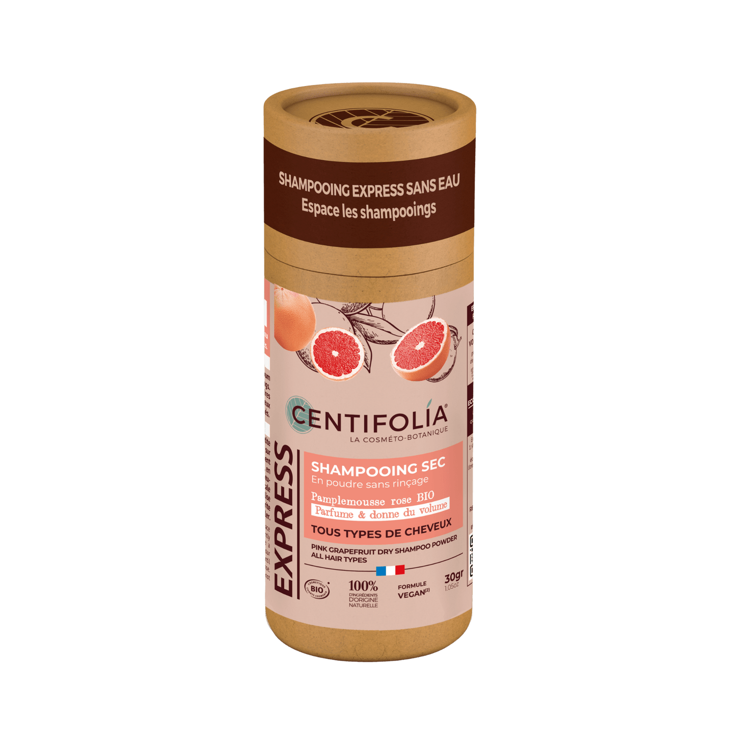 Shampoing Sec en Poudre Pamplemousse Rose