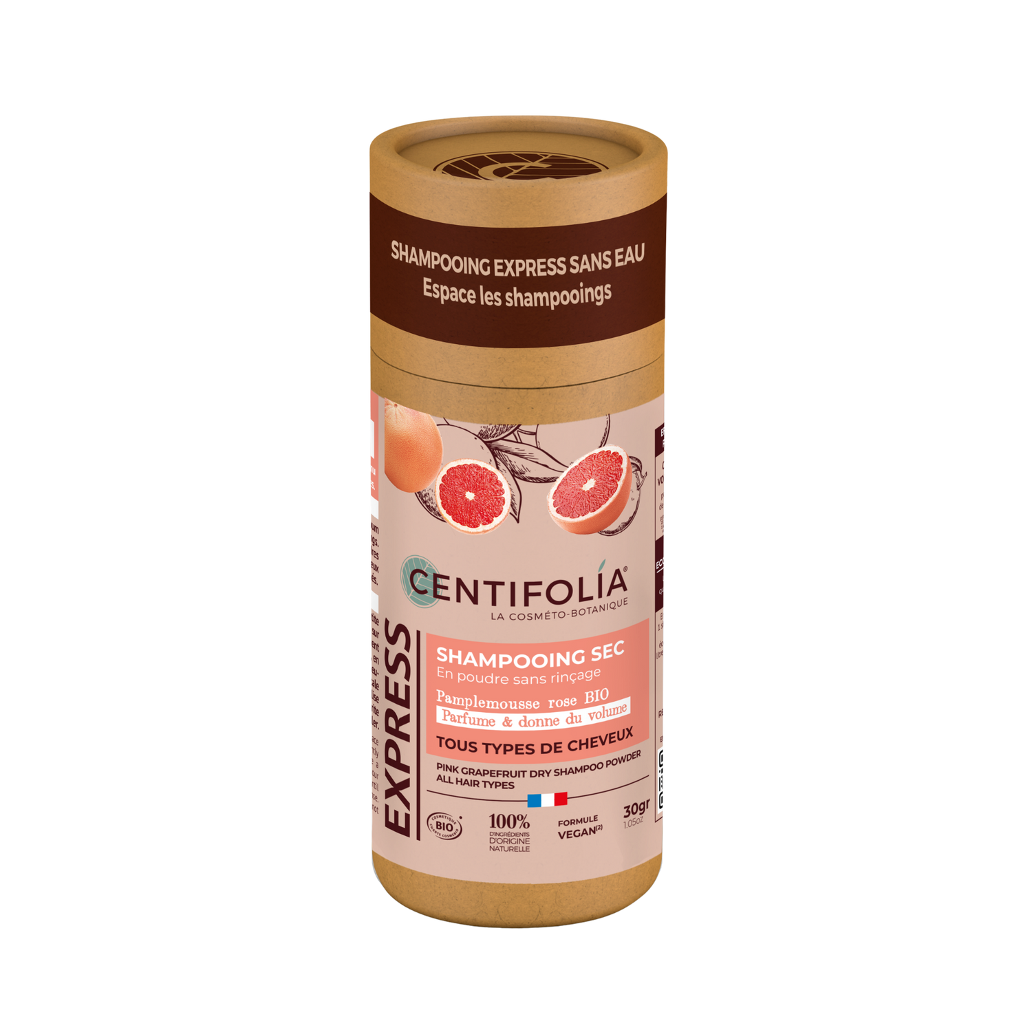 Shampoing Sec en Poudre Pamplemousse Rose