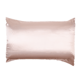 Taie D'oreiller En Satin 75x150D - Douce, Hypoallergénique, 50x67 Cm, Fermeture Enveloppe, Couleur Argent