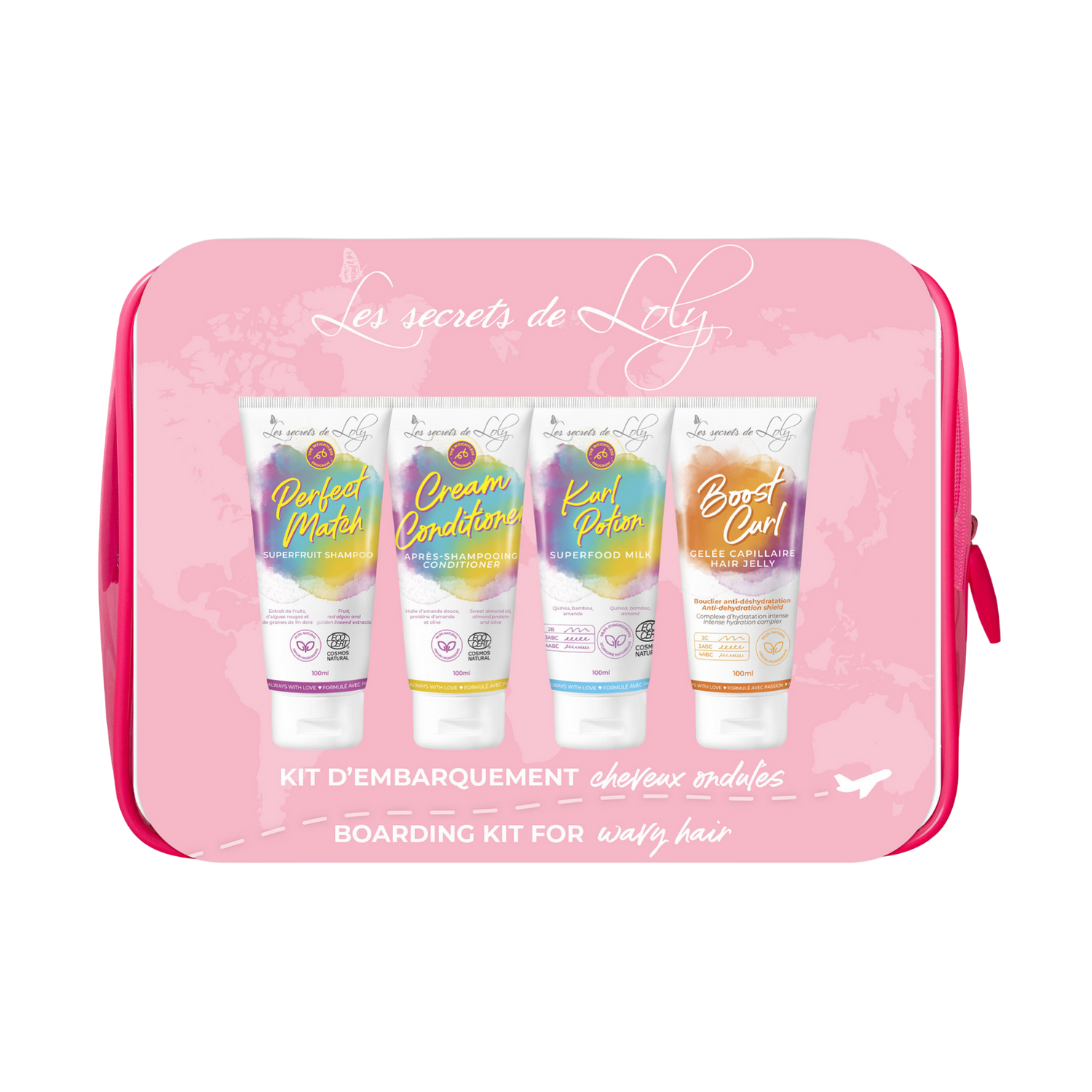 Trousse de Voyage Cheveux Ondulés